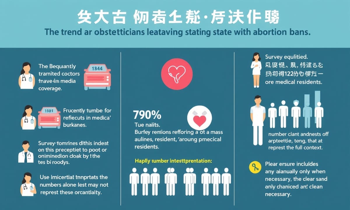中絶保護州と禁止州でほとんど差がない医師の移動率