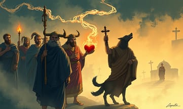 神話に変身する神々、牛や白鳥が愛を語る夜