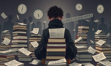 落選時や試験中断が家計やメンタルにどう響くか知る