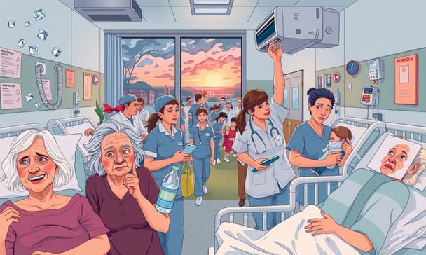 アルカラ病院の空調トラブル：患者と医療スタッフが30度の病棟で悪戦苦闘