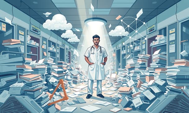 医療現場のデータ管理：散らばるファイルと効率化への挑戦
