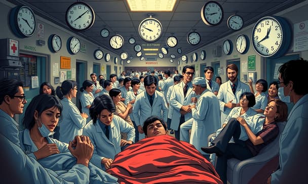 マドリード医療現場の緊急状況：救急外来の混雑と病院運営の課題