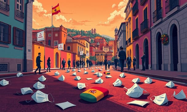 スペイン、マスク解除後の感染状況：27.7%増加の衝撃データ