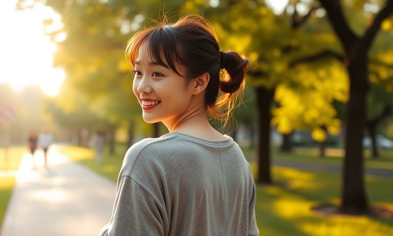 希望を持って前に進むイメージ