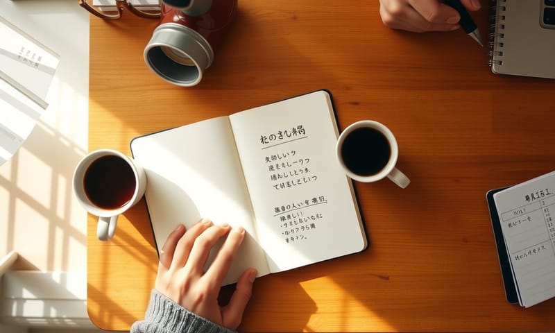 自分と向き合う、シンプルな時間