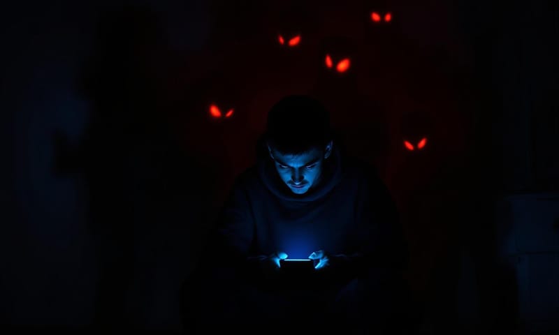 オンラインで孤立し、非難される感覚の視覚化