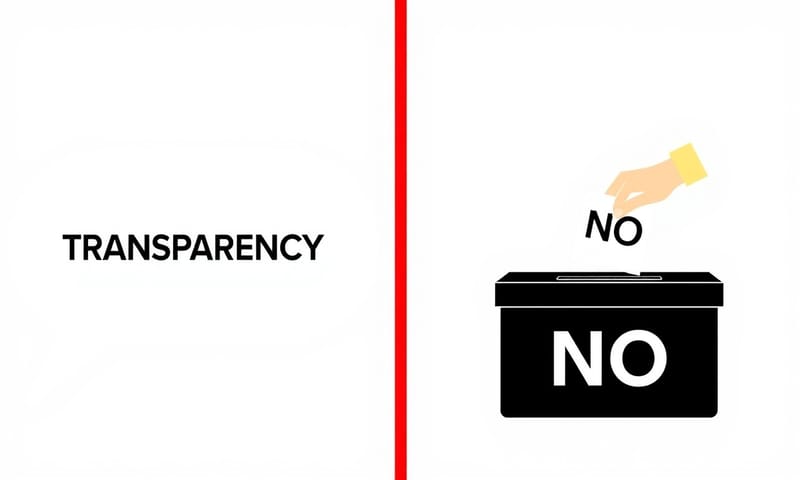 「透明性」という言葉と「反対票」という行動の矛盾