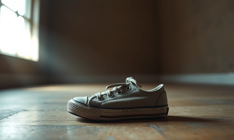 たった一つの、古びた子供靴が物語るもの