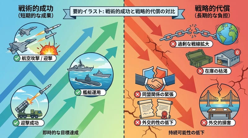 補足・総括：戦術の成功が残す「選択肢の細り」と外交条件の毀損