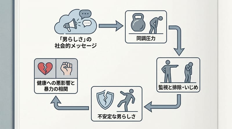 核心メカニズム：規範が圧力として働く道筋