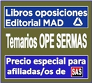 Temarios OPE SERMAS