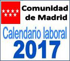 Calendario laboral año 2017