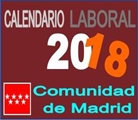 Calendario laboral y Festivos 2018.